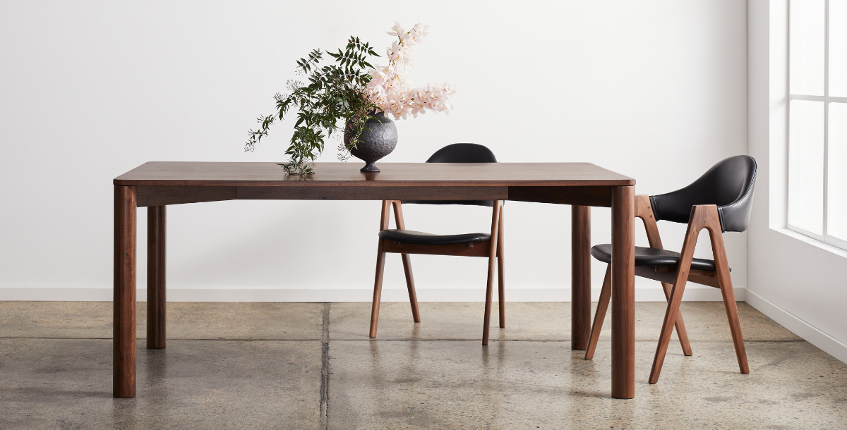 walnut dining table