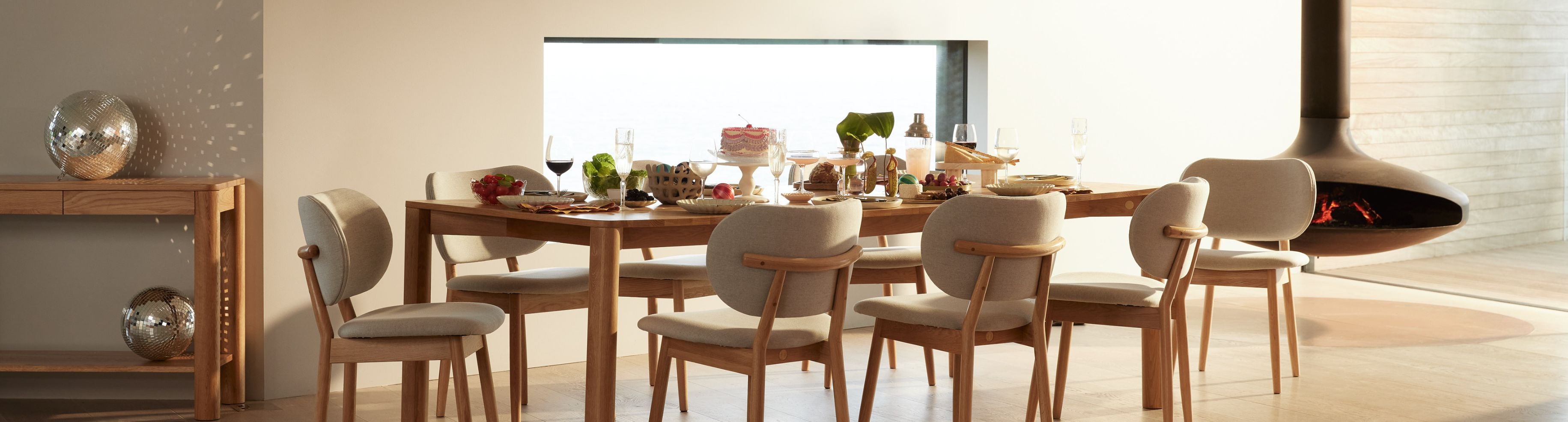 scandinavian dining tables