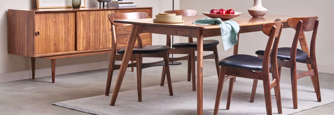 modern oak dining chair