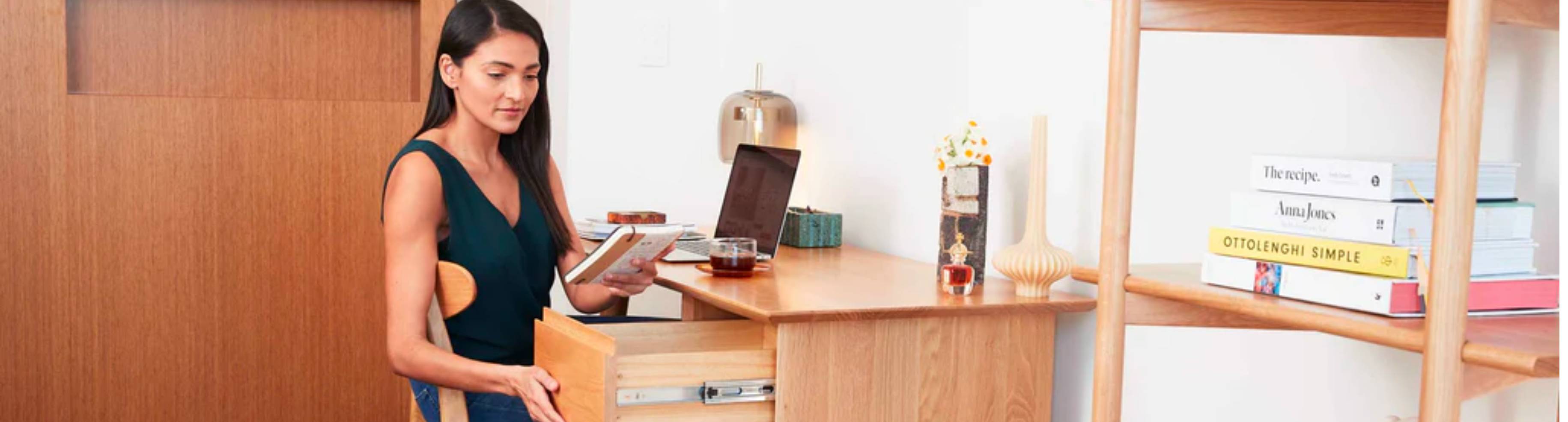 mid century desk