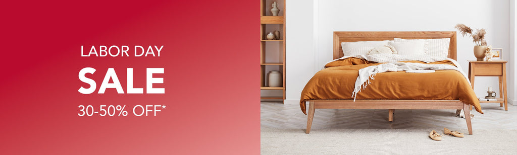 scandi solid wood bedroom furniture